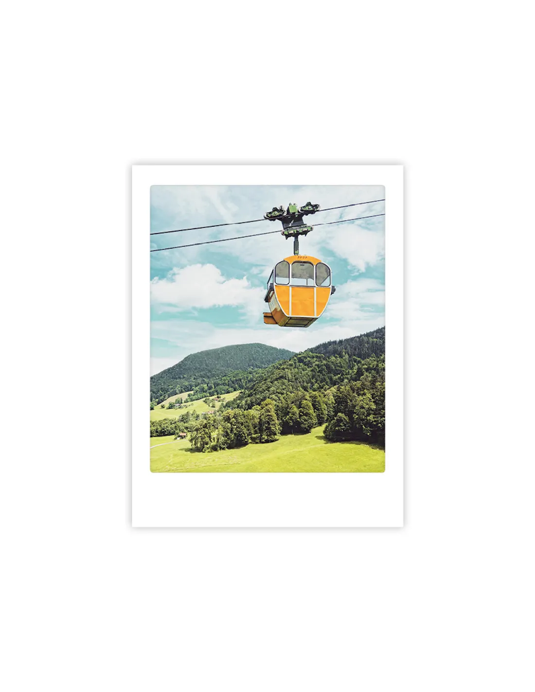 Affiche 30x40 Gondola Into The Mountains - Pickmotion