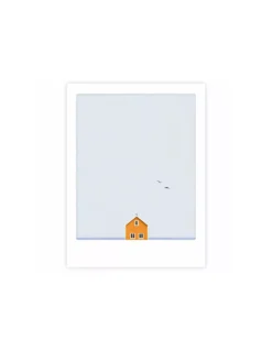 Affiche 30x40 Little Orange Hut - Pickmotion