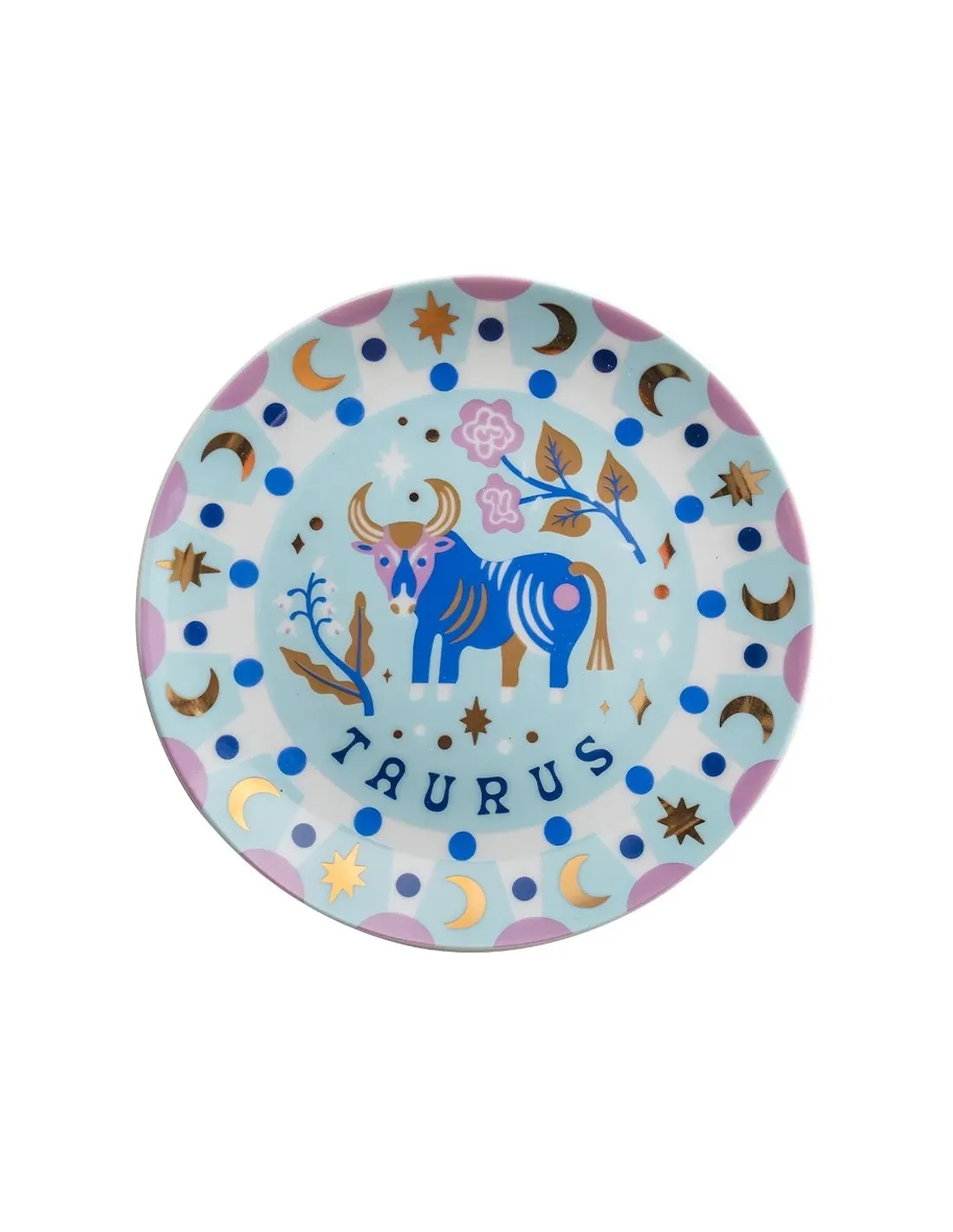 Assiette Astrale Bitossi - Taureau 16 Cm