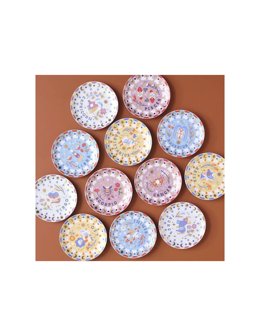 Assiette Astrale Bitossi - Vierge 16 Cm – Image 2