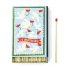 Boite D'allumettes Adopo Flower Orange - 75 Allumettes