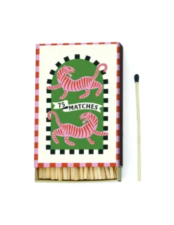 Boite D'allumettes Adopo Tiger Black - 75 Allumettes