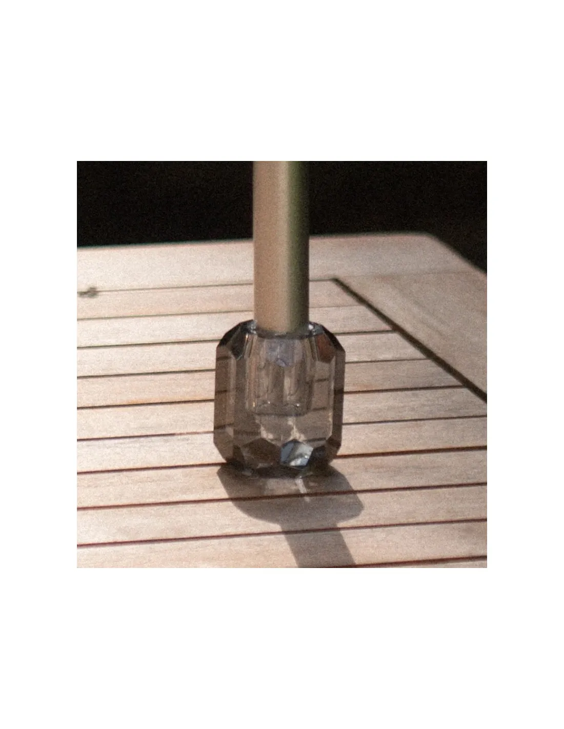 Bougeoir Facette Gris - My Jolie Candle – Image 2