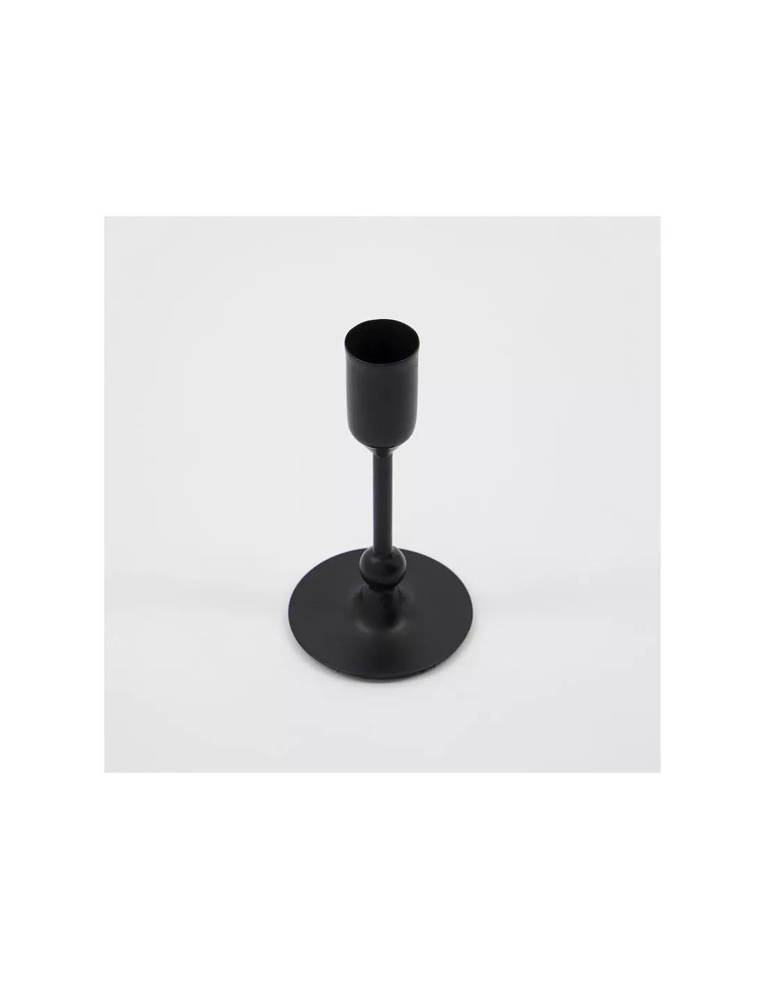 Bougeoir Folk Metal Noir 12cm - House Doctor – Image 2