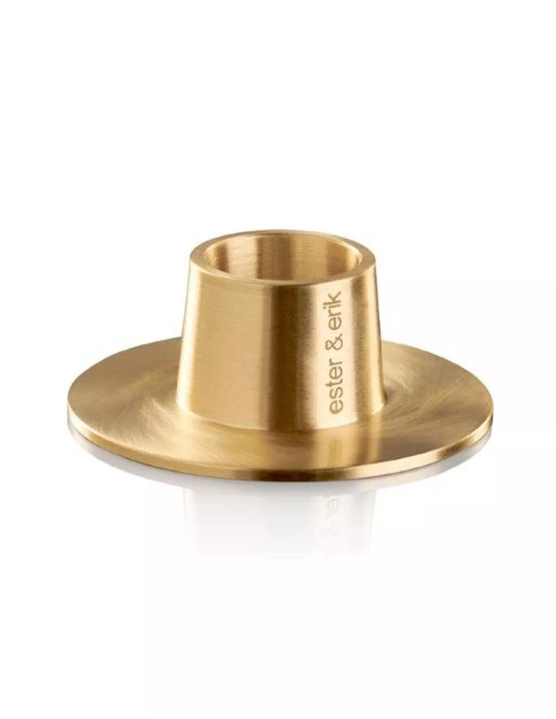 Bougeoir MEDIUM Laiton Mat - Ester & Erik