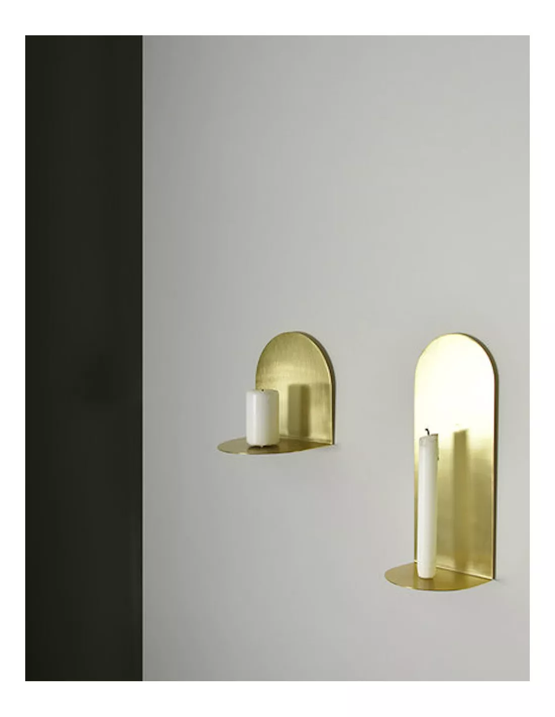 Bougeoir Mural M En Laiton – Image 3