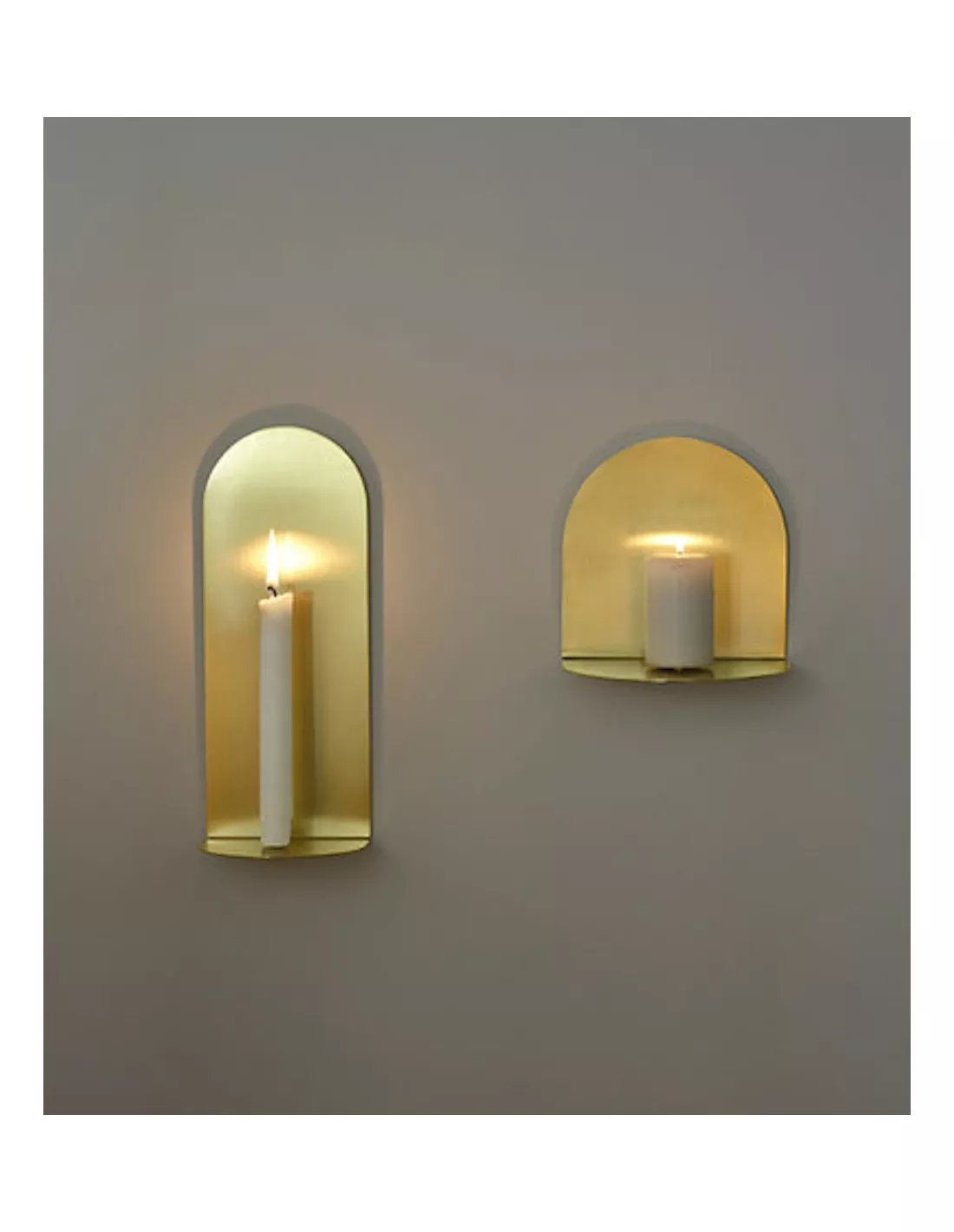 Bougeoir Mural M En Laiton – Image 4