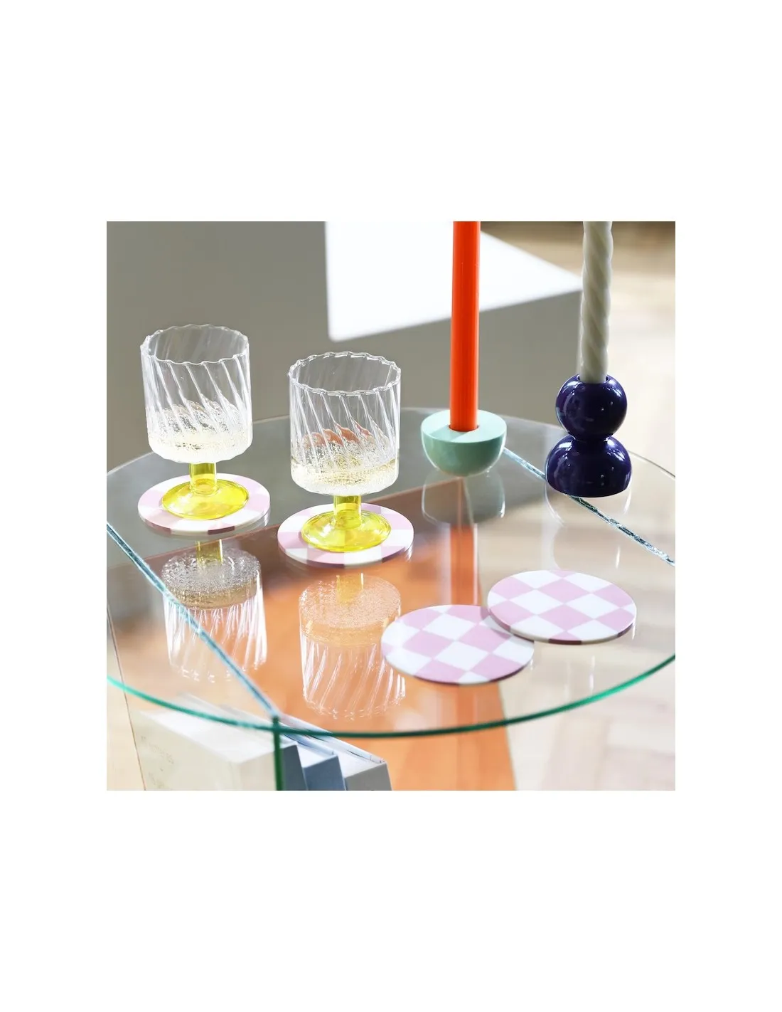 & Klevering Bougeoir Stack - Vert Menthe Klevering – Image 2