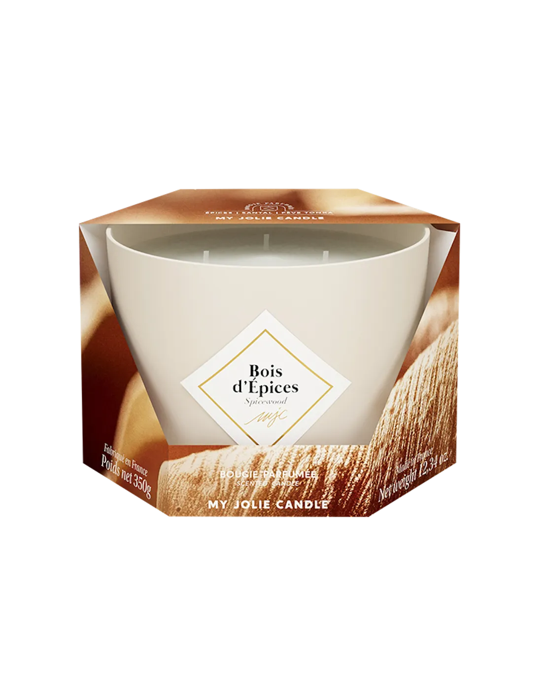 Bougie Bois épicés - 350 Gr - My Jolie Candle