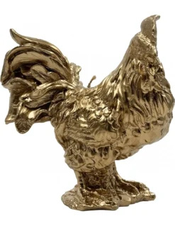 Bougie Coq - Doré - Ciergerie Des Prémontrés