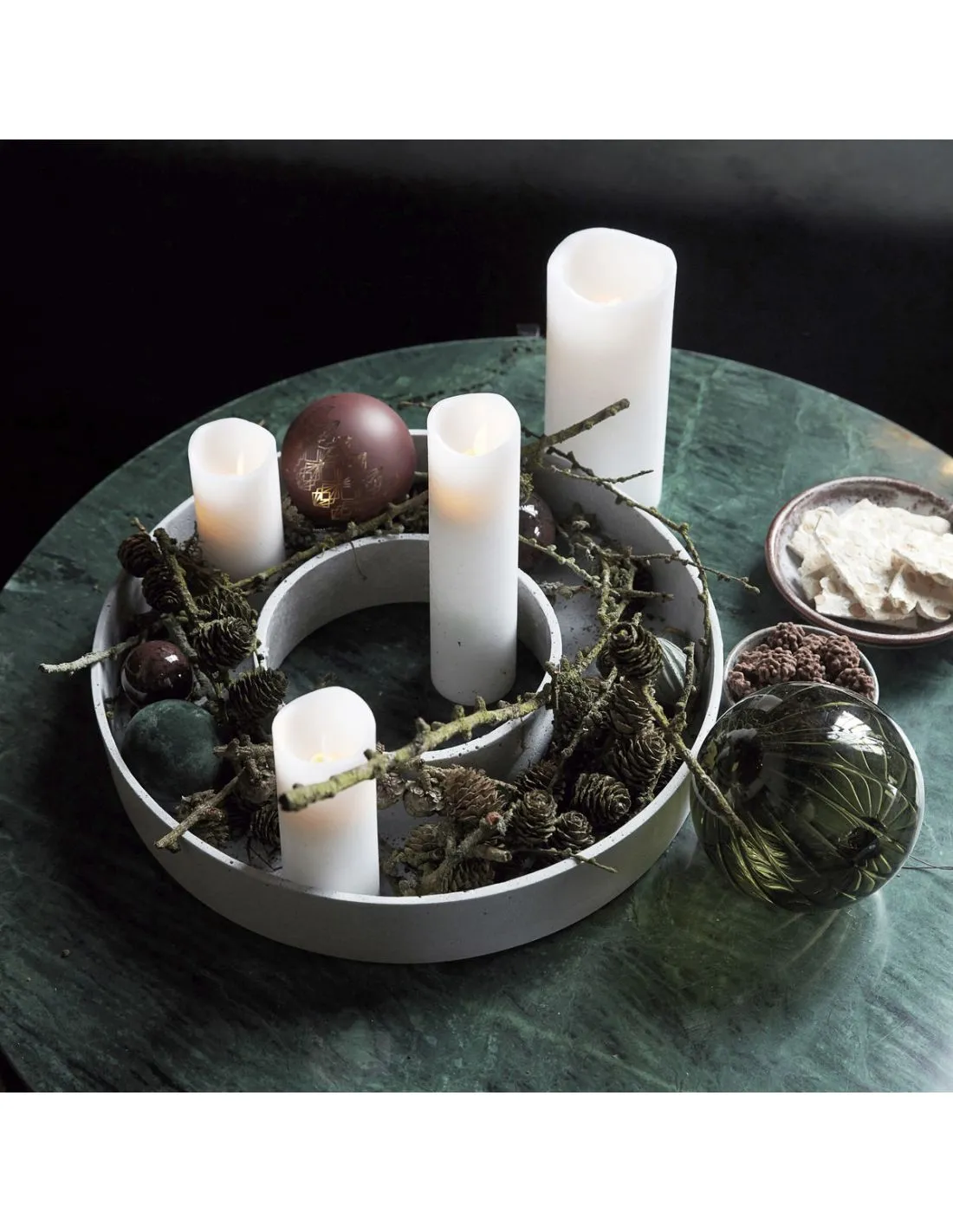 House Doctor Bougie Led Blanche Fine - 20 Cm – Image 4