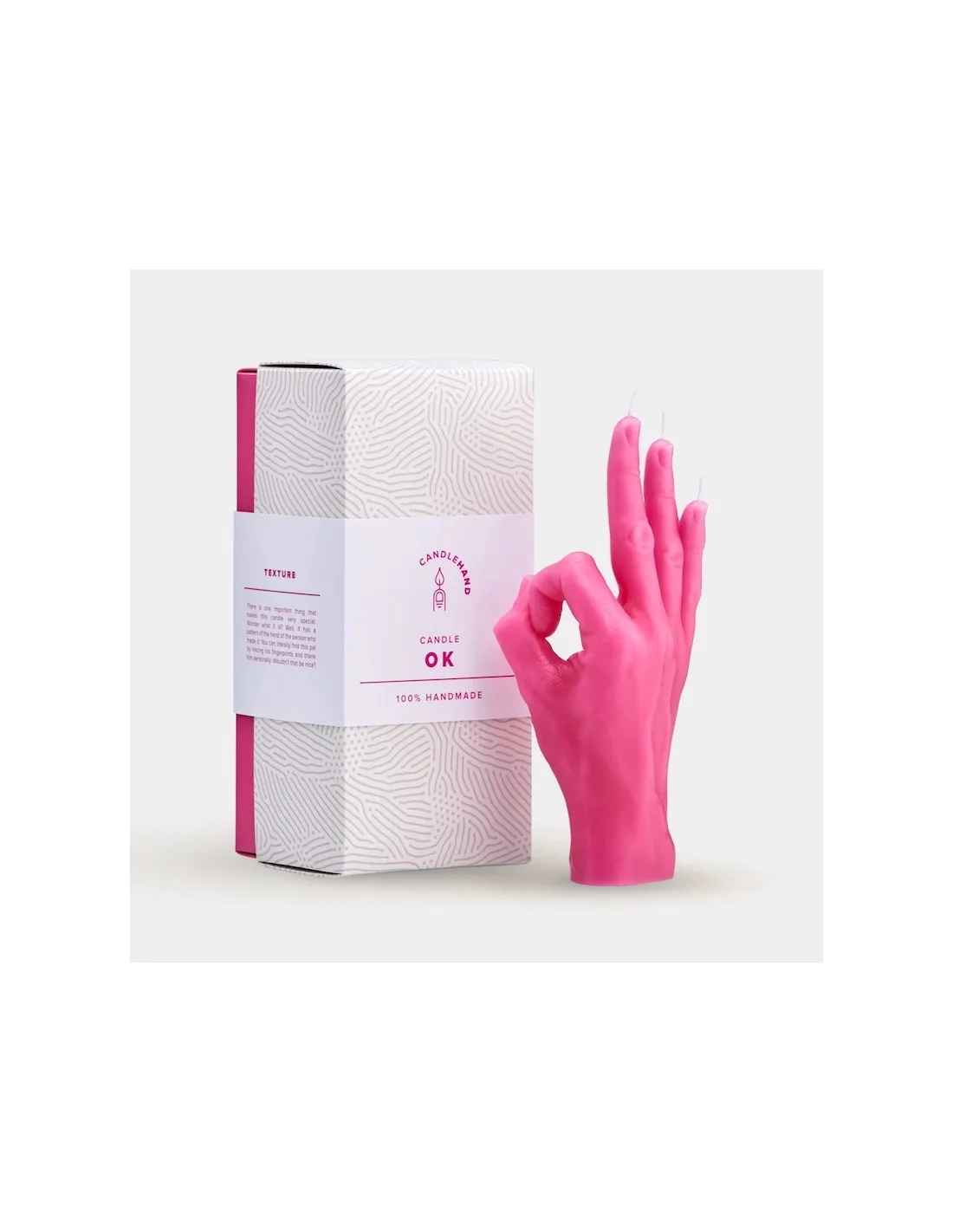 Bougie Main OK - Rose – Image 2