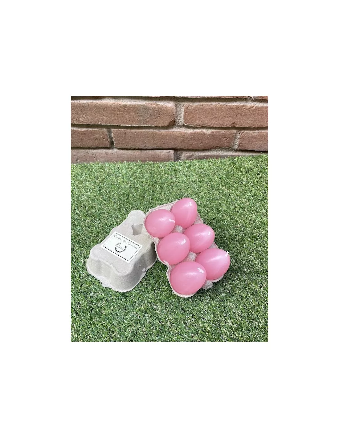 Bougie Oeuf De Pâques - Dragée - Ciergerie Des Prémontrés – Image 5