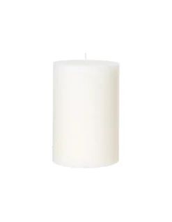 Broste Copenhagen Bougie Pilier STEARINE Blanc 10x15cm