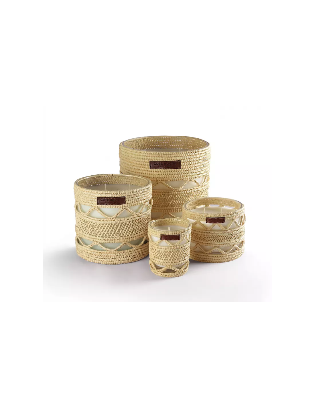 Bougie Raphia Dina L - Mandarine Majorelle – Image 5