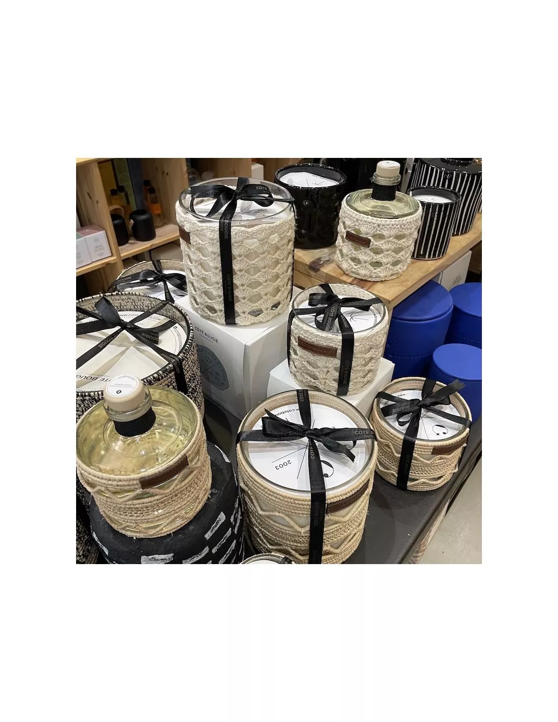 Bougie Raphia Dina L - Mandarine Majorelle – Image 6