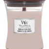 WoodWick Bougie Vanille Sels Marins - 275 Gr