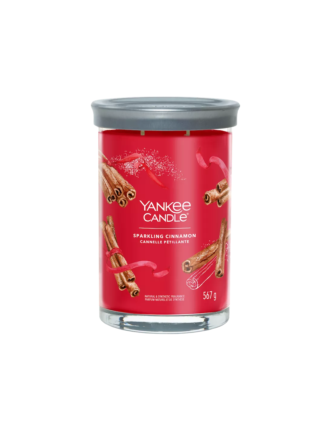 Yankee Candle Cannelle Pétillante - Grande Colonne 2 Mèches