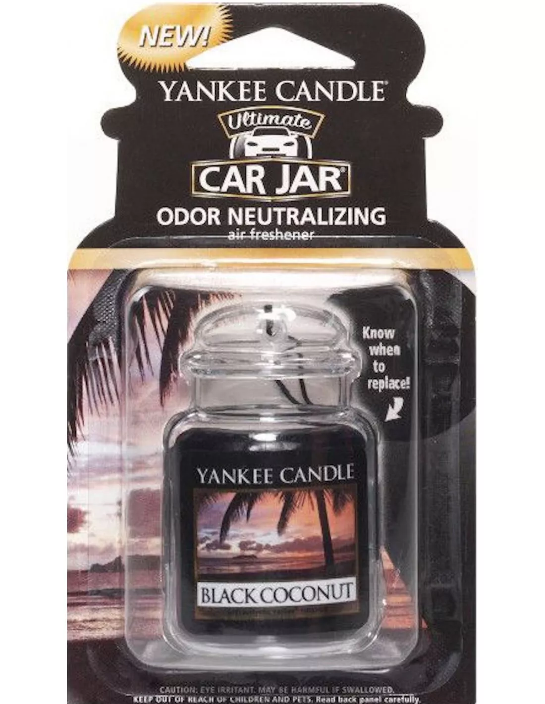 Yankee Candle Car Jar Black Coconut
