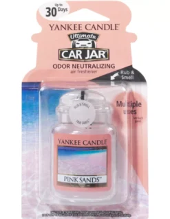 Yankee Candle Car Jar Pink Sand - Sables Roses