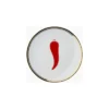 Chili Pepper - Assiette Déco Bitossi 17 Cm