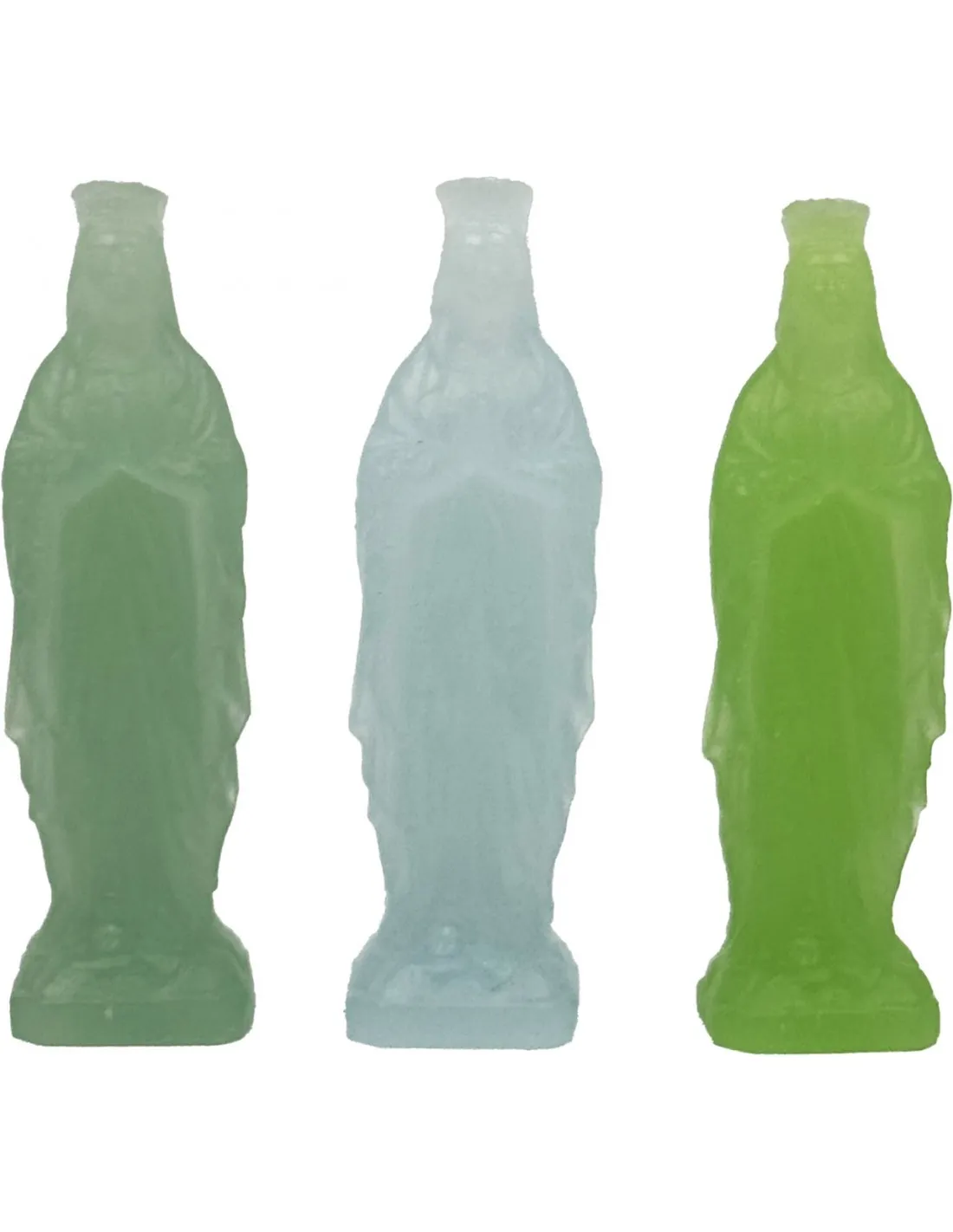 Coffret 3 Mini Vierges - Vert - Ciergerie Des Prémontrés – Image 2