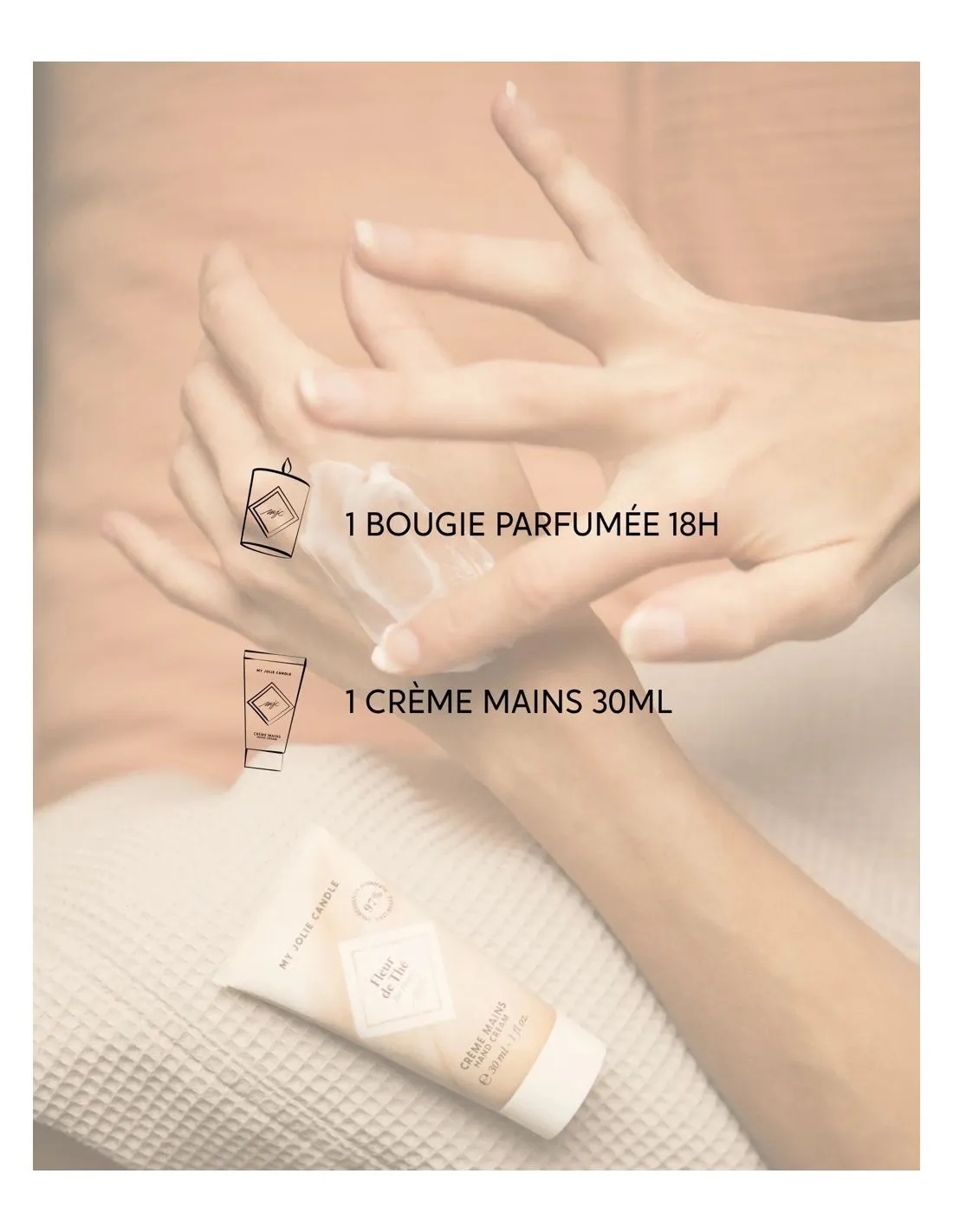 Coffret Bougie Et Crème Fleur De Thé – Image 4