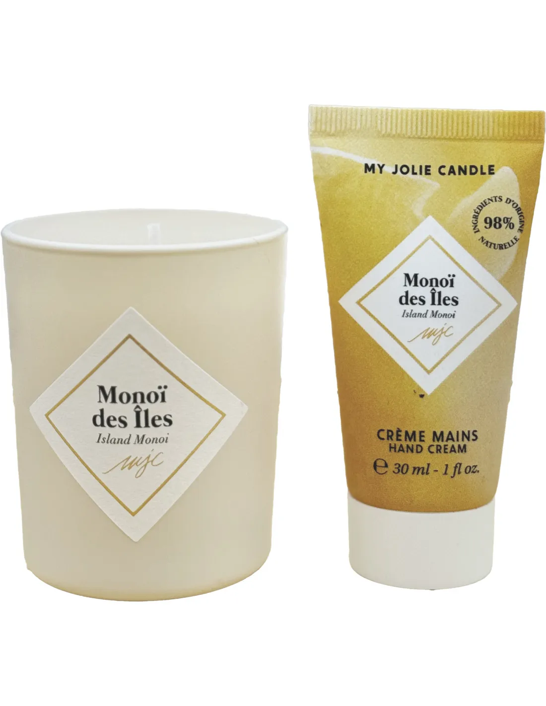 Coffret Bougie Et Crème Monoi