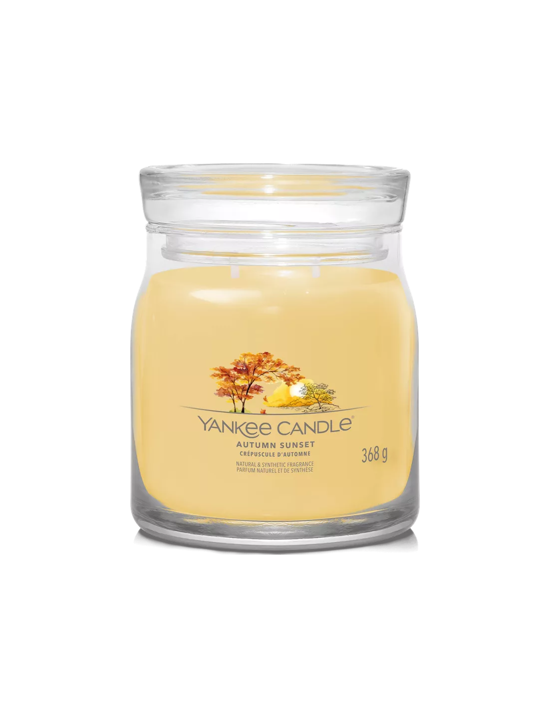 Yankee Candle Crépuscule Automne - Moyenne Bougie 2 Mèches – Image 2