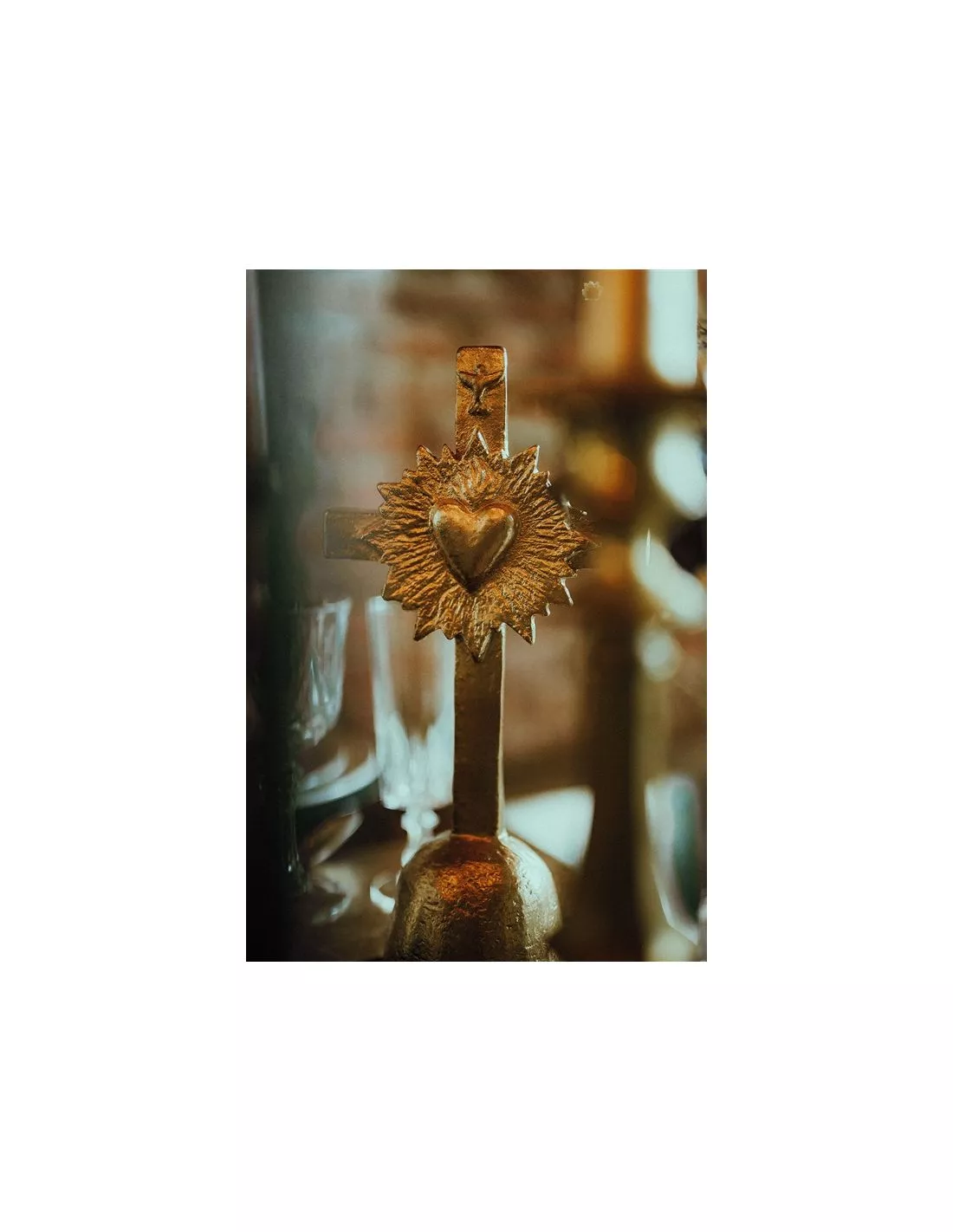 Croix Coeur De Lumière - Blanc - Ciergerie Des Prémontrés – Image 4