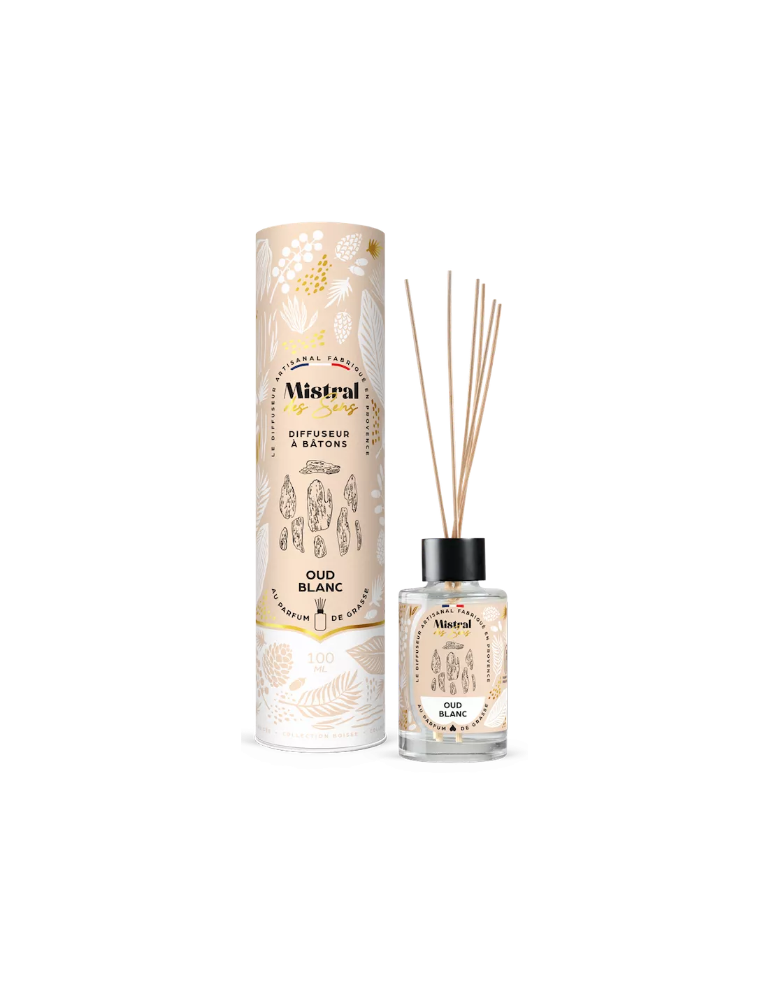 Diffuseur De Parfum Oud Blanc - Mistral Des Sens