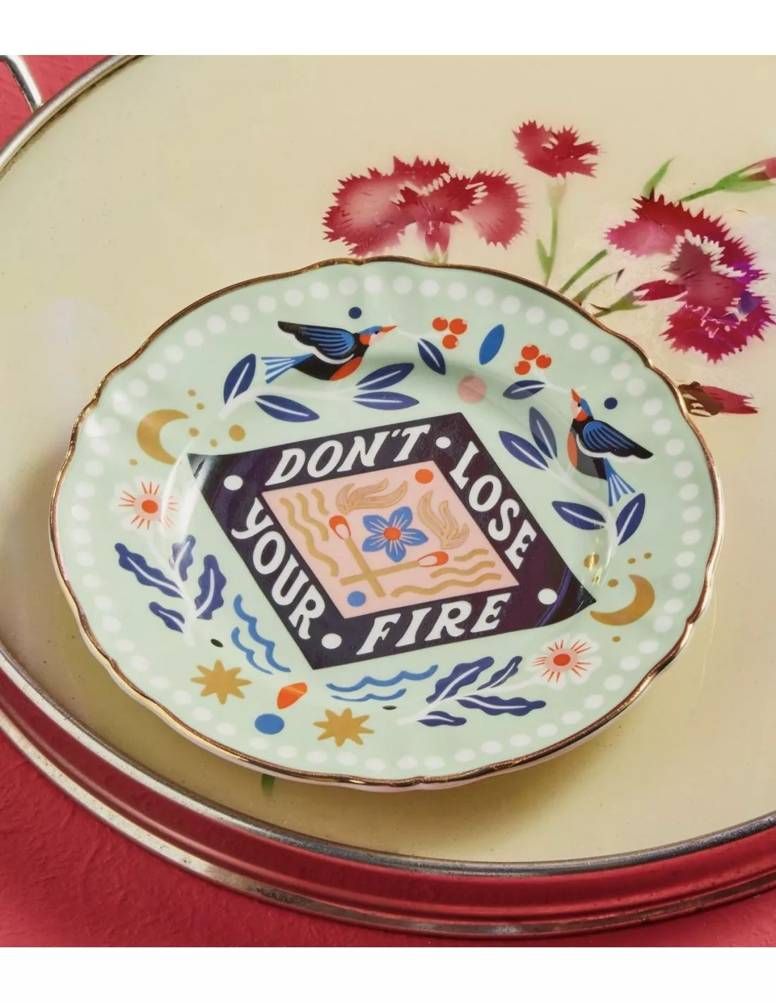 Dont Lose Your Fire - Assiette Design Bitossi 16 Cm – Image 3