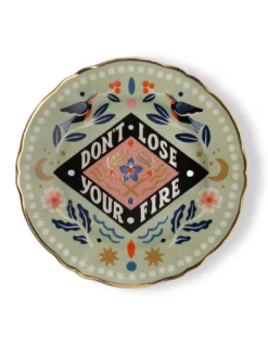 Dont Lose Your Fire - Assiette Design Bitossi 16 Cm