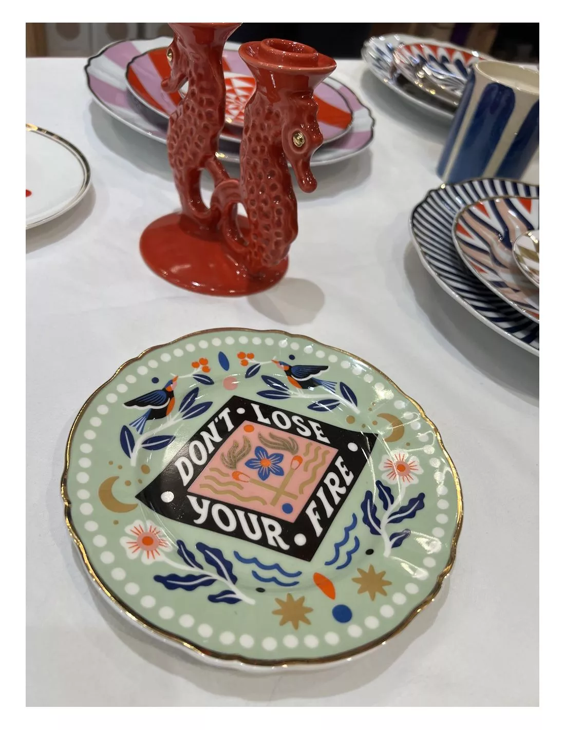 Dont Lose Your Fire - Assiette Design Bitossi 16 Cm – Image 5