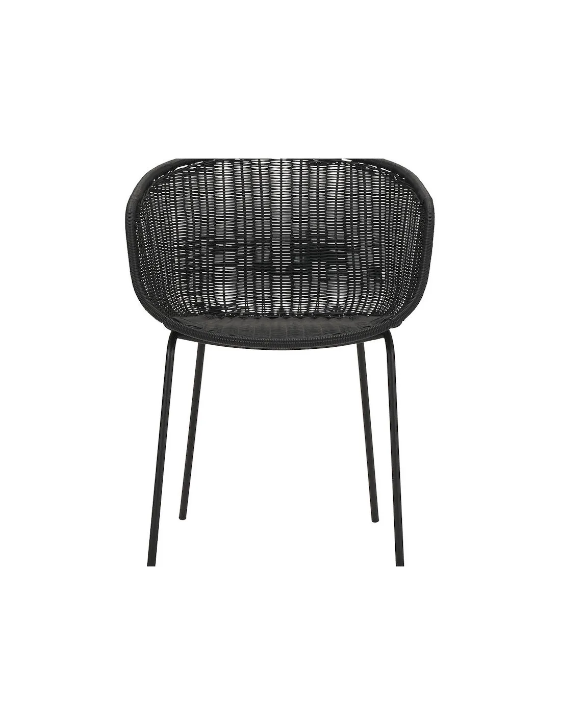 Fauteuil Osier Noir - House Doctor – Image 3