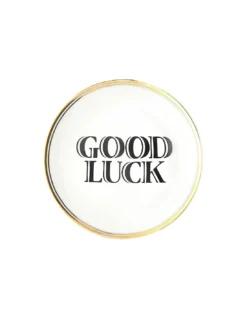 Good Luck - Assiette Déco Bitossi 17 Cm