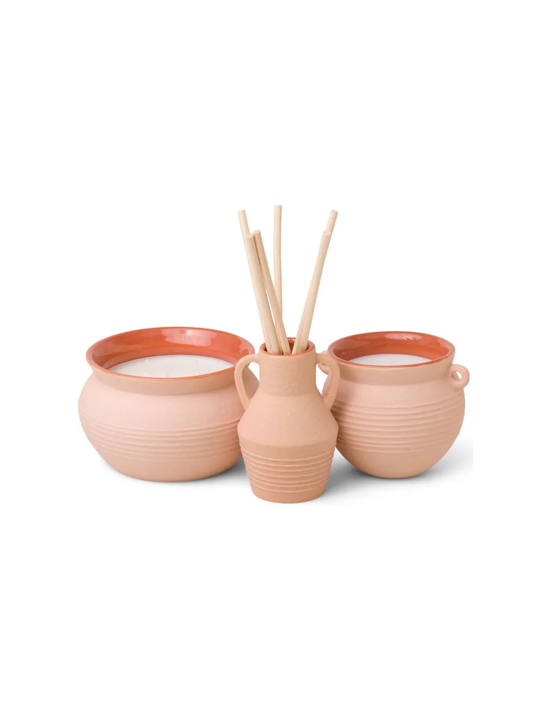 Grande Bougie Terracotta - Santorini â Image 2