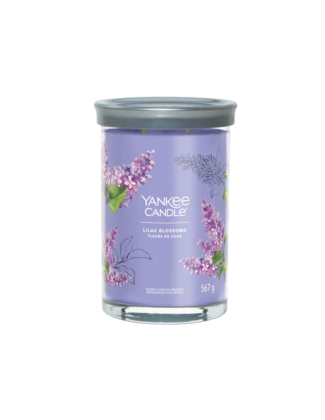 Yankee Candle Jardin Aux Lilas - Grande Colonne 2 Mèches – Image 2