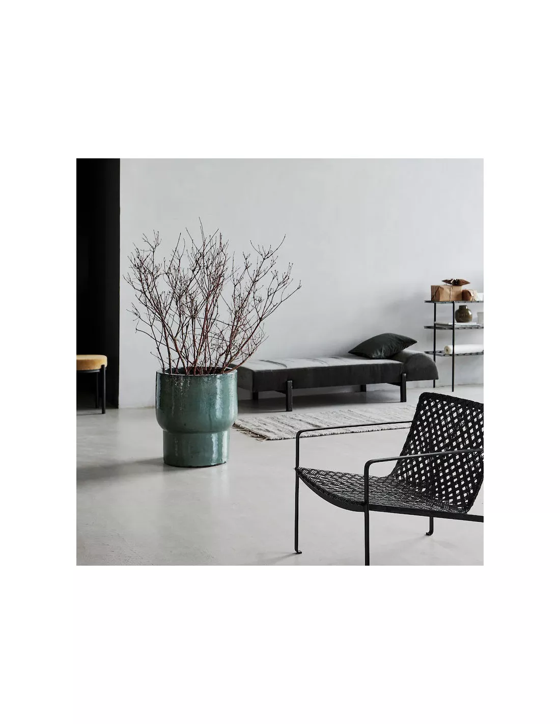 Jardinière Verte Faïence 50x55 Cm - House Doctor – Image 4