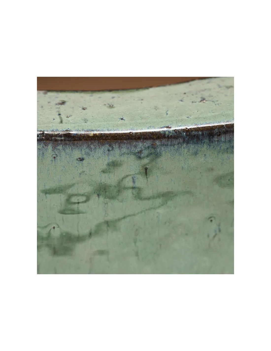 Jardinière Verte Faïence 60x32 Cm - House Doctor – Image 3