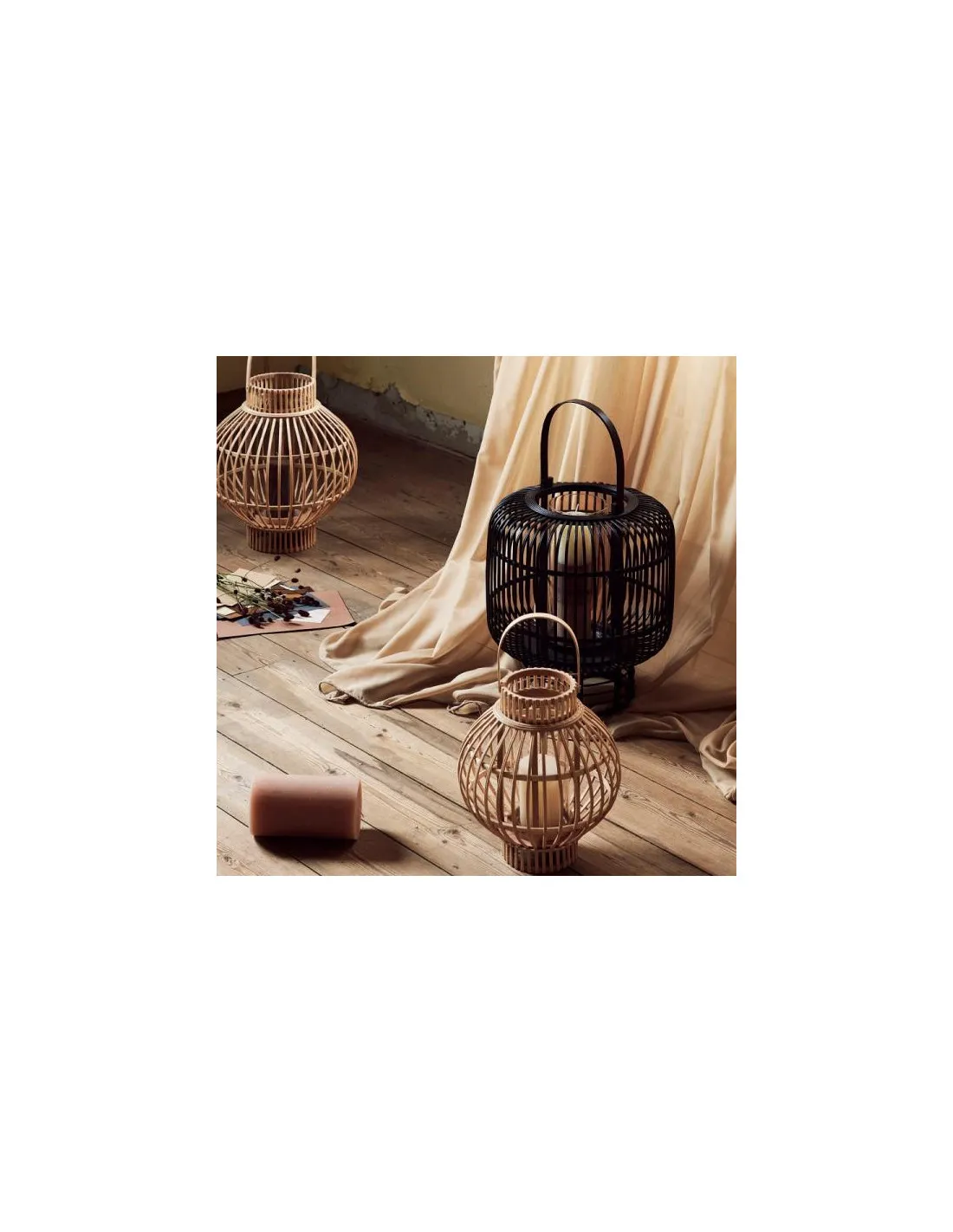 Broste Copenhagen Lanterne Bambou Goran 42 Cm – Image 2