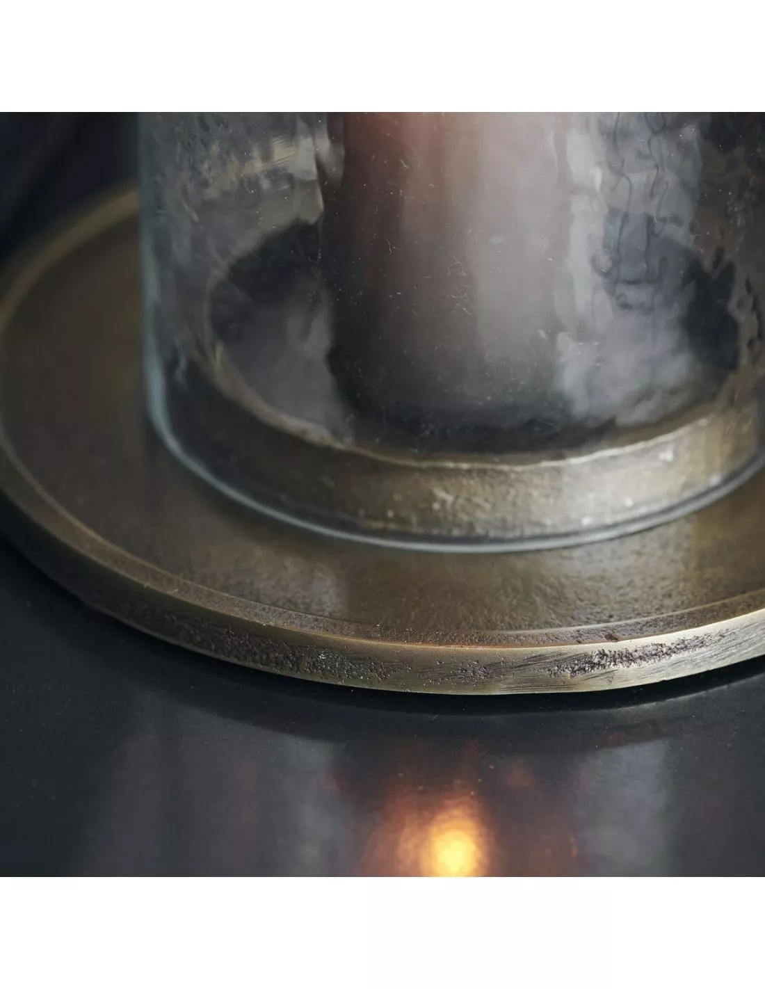 House Doctor Lanterne De Table Cylo - Verre Et Bronze – Image 3