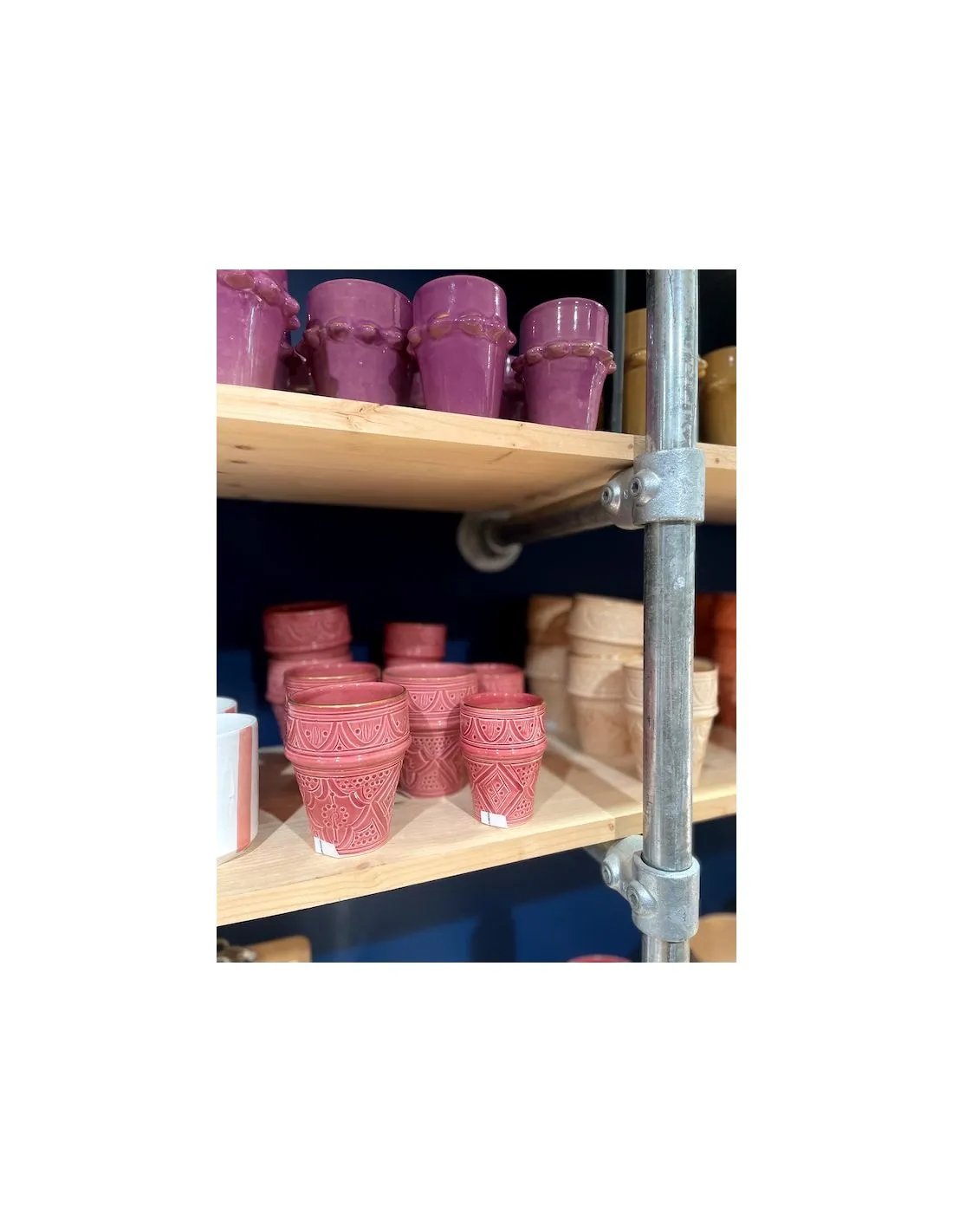 Moyenne Tasse Beldi - Empreinte Aubergine Gold – Image 5