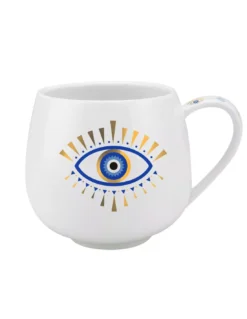 Mug Chance Oeil Blanc Et Doré