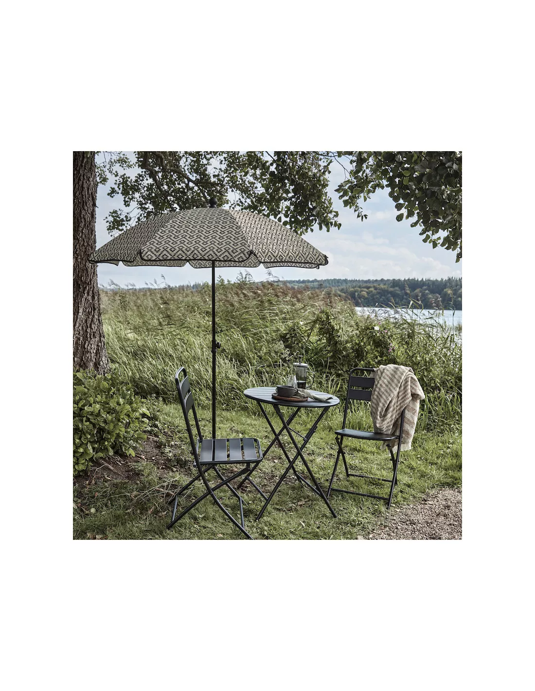 Parasol Noir Et Blanc - House Doctor – Image 5