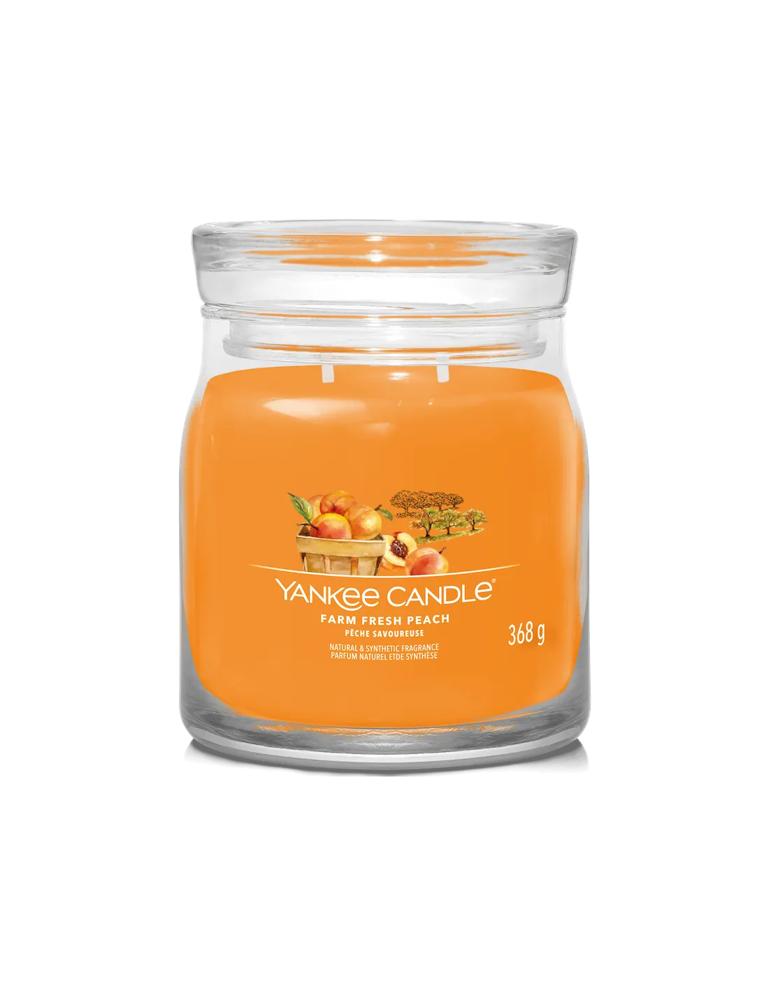 Yankee Candle Pêche Savoureuse - Moyenne Bougie