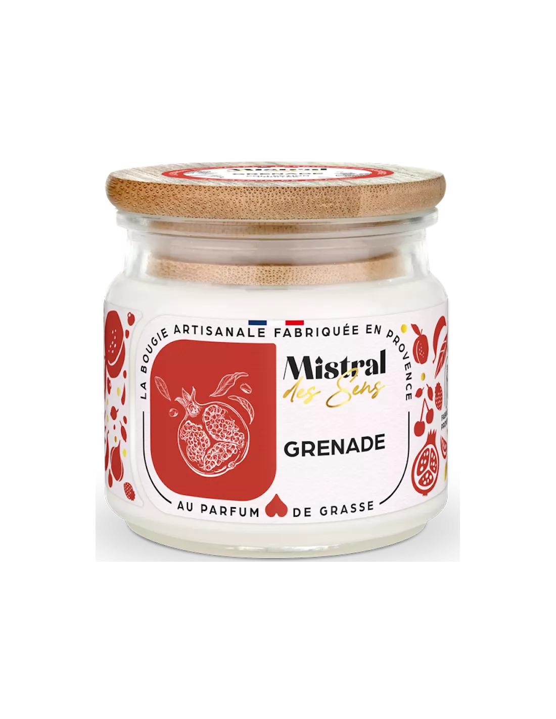Petite Bougie Grenade - Mistral Des Sens