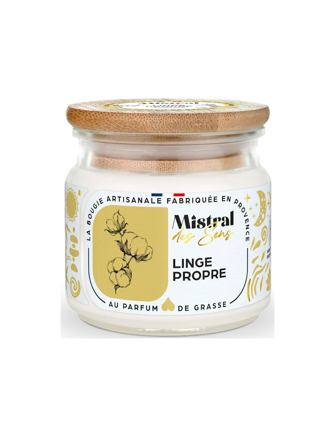 Petite Bougie Linge Propre - Mistral Des Sens