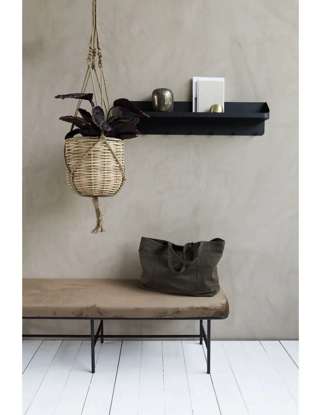 House Doctor Pot Suspendu En Rotin – Image 3