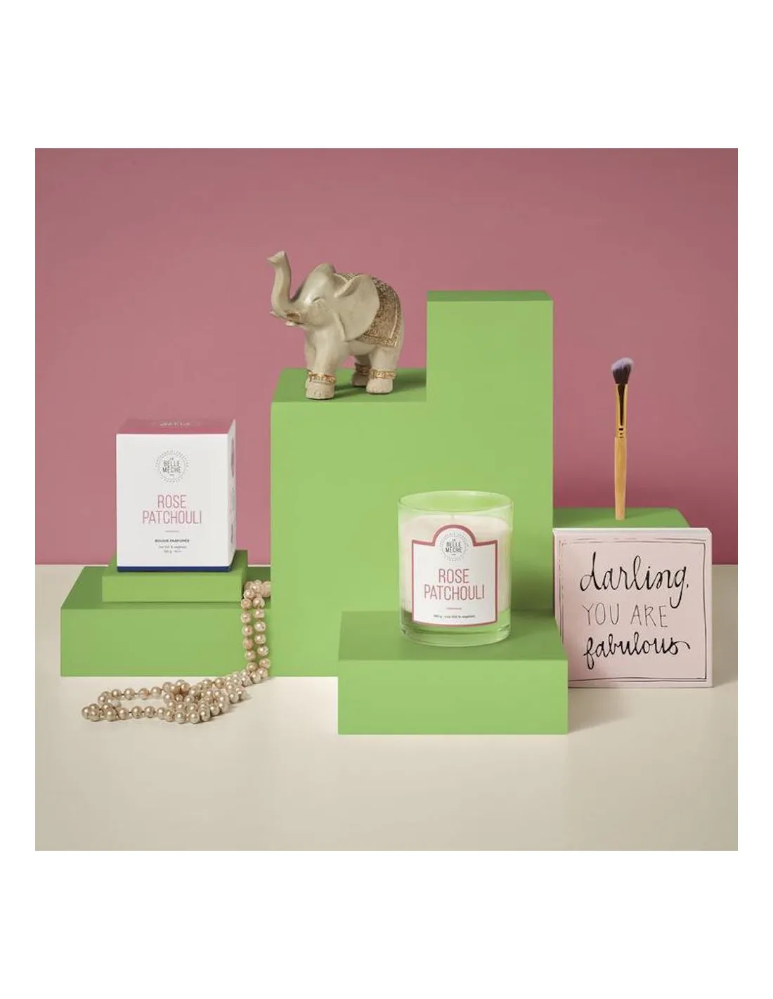 Rose Patchouli - Bougie La Belle Mèche – Image 2